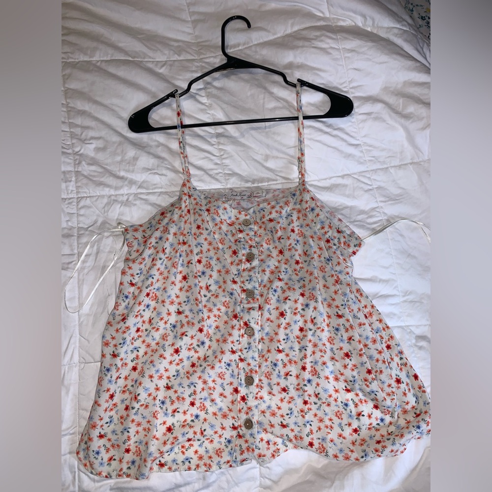 Women’s spaghetti strap tank top.